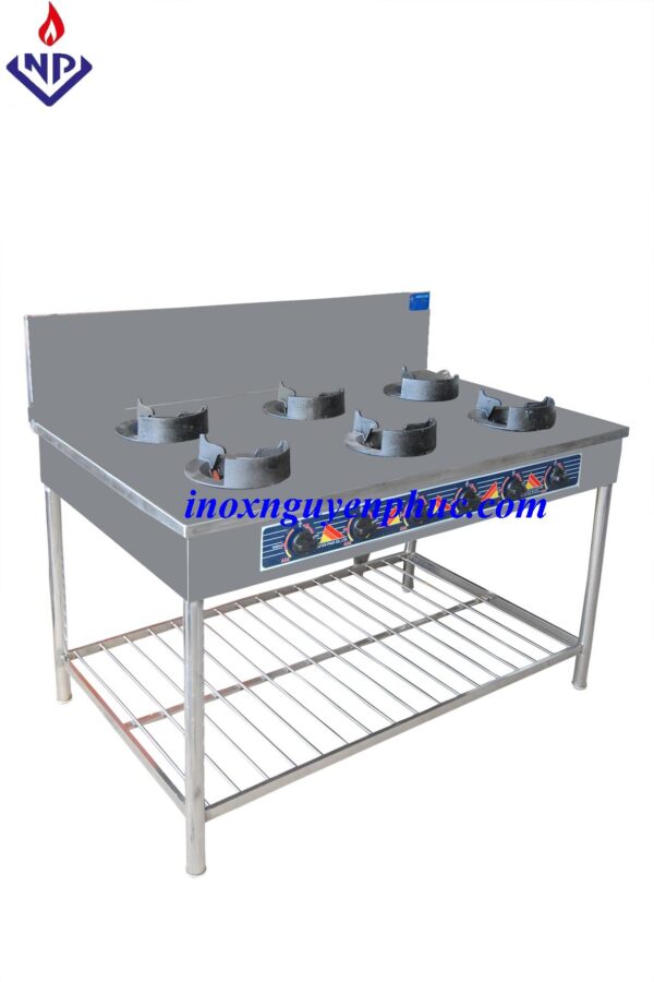 Bếp siêu tiết kiệm gas 6 bếp loại khè