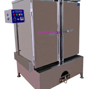 Tủ hấp cơm điện và gas 2 cửa