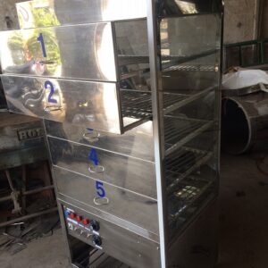 Tủ trưng bày, hâm nóng bánh bao