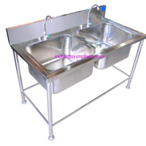 Bồn rửa công nghiệp 2 chậu